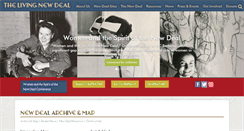 Desktop Screenshot of livingnewdeal.org